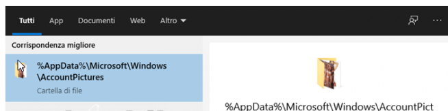 Come cancellare immagini utilizzate personalizzare l’account Windows